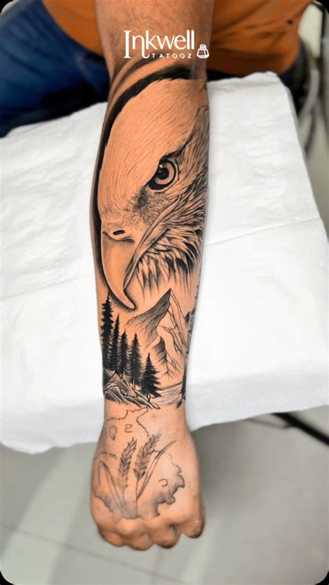 Eagle Tattoo Trending Trendingreels Tattoo Tattooart Tattooartist Tattooideas Tattoo2me Tattoostyle Tattoodesign Tattoolife Tattooinspiration Santjarnailsinghji Bhindrawale Tattoolove