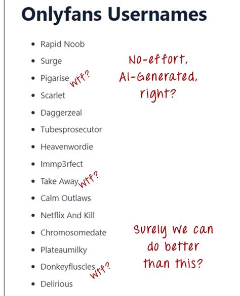 Easy Create Onlyfans Name Ideas Tips Create Onlyfans Name
