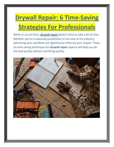 Efficient Drywall Repair Time Saving Tips For Pros Efficient Drywall Repair Time Saving Tips For Pros