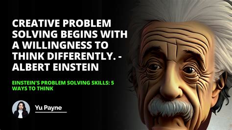 Einstein Amp 39 S Problem Solving Skills 5 Ways To Iienstitu