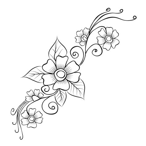 Elegant Floral Line Art Drawing Printable Tattoo Design Inspiration 1359399 Clipart Library Elegant Floral Line Art Drawing Printable Tattoo Design Inspiration 1359399 Clipart Library