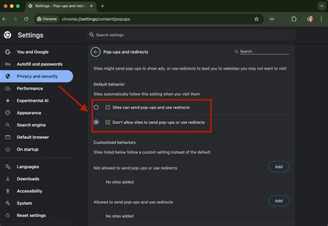 Enable Or Disable Pop Ups In Google Chrome
