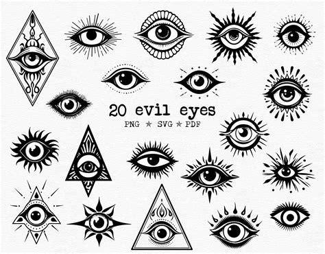 Evil Eye Tattoo Designs