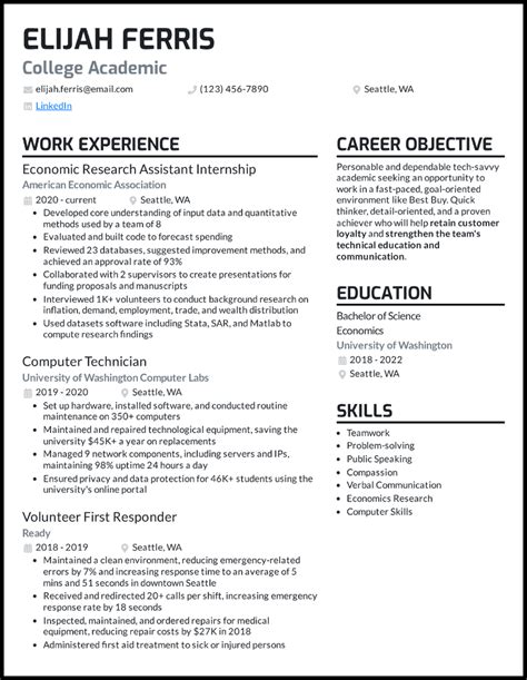 Examples Of Academic Resumes How To List Education On Your Resume
