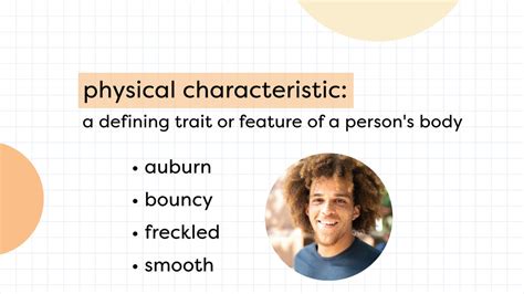 Examples Of Physical Characteristics In Humans Yourdictionary