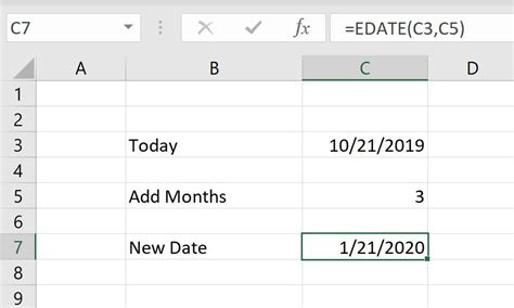 Excel Add Months To Date Step By Step Guide Screenshots Example