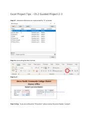Excel Chapter 2 Project Tips Windows Pdf Excel Project Tips Ch 2 Guided Project 2 3 Step 2 Excel Chapter 2 Project Tips Windows Pdf Excel Project Tips Ch 2 Guided Project 2 3 Step 2