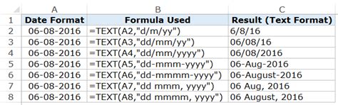 Excel Convert Date To Text Without Losing Format