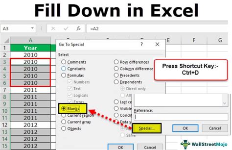 Excel Fill Down Or Fill Right Shortcuts Automate Excel Excel Fill Down Or Fill Right Shortcuts Automate Excel