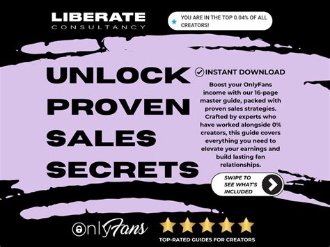 Expert Onlyfans Sales Strategies Guide Maximise Earnings With Proven Tips And Techniques Etsy