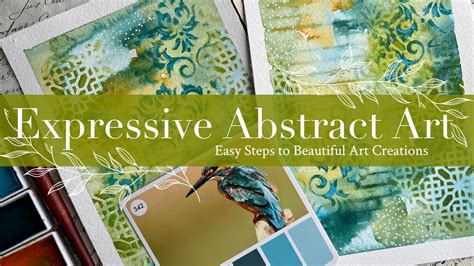 Expressive Abstract Art Easy Steps To Beautiful Art Creations Painting Tutorial Youtube