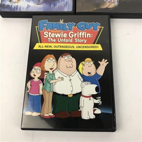 Family Guy Dvd Bundle Lot Something Dark Side Blue Harvest Stewie Griffin Story Dvds Amp Blu