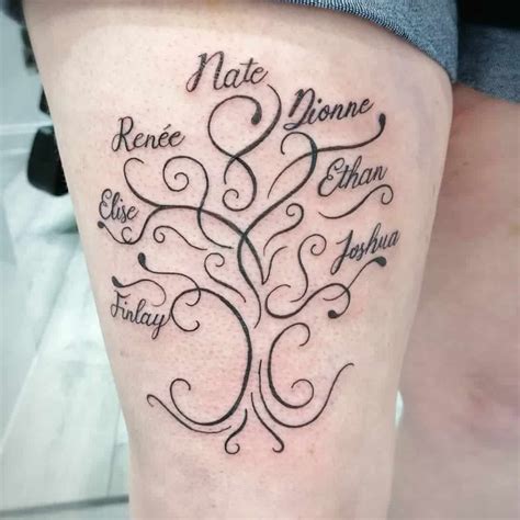 Family Tree Tattoo Designs