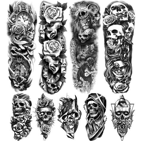 Fashion Beauty Cool Body Art Women Men Half Sleeve Black Tattoo Arm Temporary Totem Stickers Water Transfer Decals 250825 From 9 3 Dhgate Fashion Beauty Cool Body Art Women Men Half Sleeve Black Tattoo Arm Temporary Totem Stickers Water Transfer Decals 250825 From 9 3 Dhgate