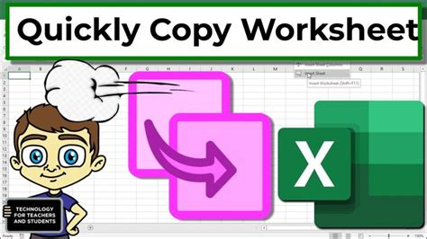 Fastest Way To Copy An Excel Worksheet Youtube