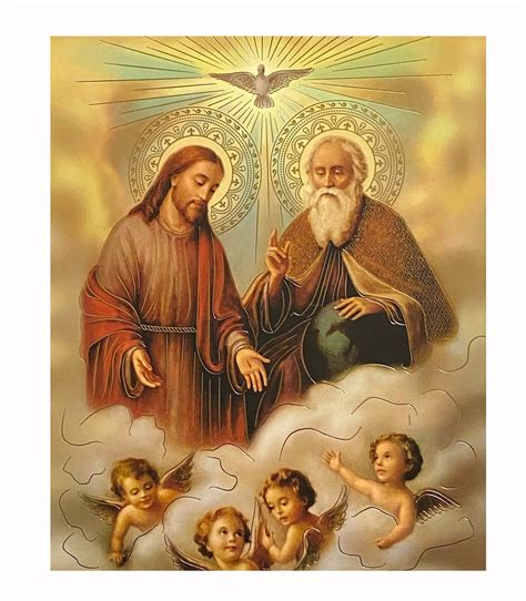 Father Son Holy Spirit Throne Of Grace Holy Trinity Canvas Catholic Art Wall Decor Father Son Holy Spirit Throne Of Grace Holy Trinity Canvas Catholic Art Wall Decor