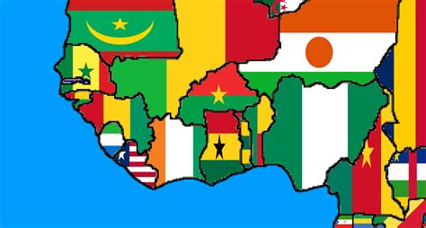 File Flag Map Of French West Africa 1945 Png Wikimedia Commons