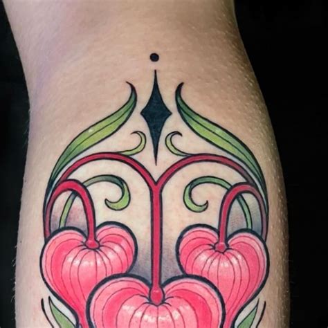 Finally Found The Perfect Match For My Bleeding Heart Design From 2021 Thank You For Reaching Out And Traveling To Me For This Emily Bleedingheart Bleedingheartplant Inkanddagger Inkanddaggertattoo Moontattoo