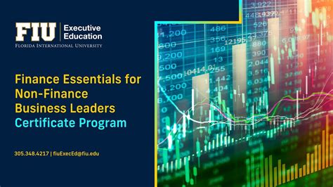 Finance Essentials For Non Finance Business Leaders Fiu College Of Business Finance Essentials For Non Finance Business Leaders Fiu College Of Business