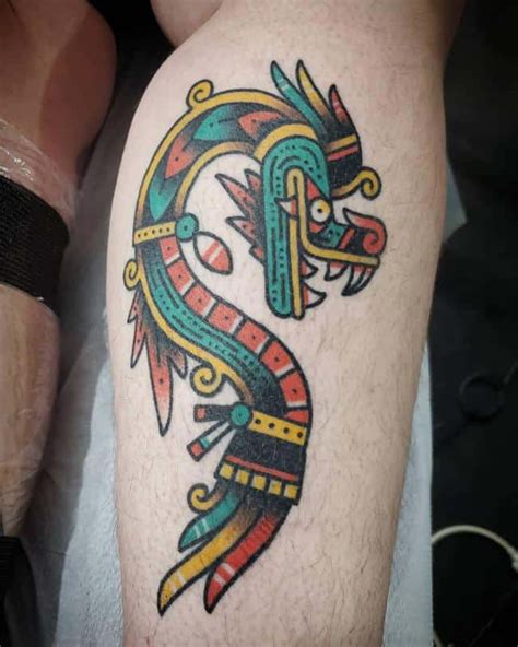 Find Out What The Aztec Snake Tattoo Means Tattooswin
