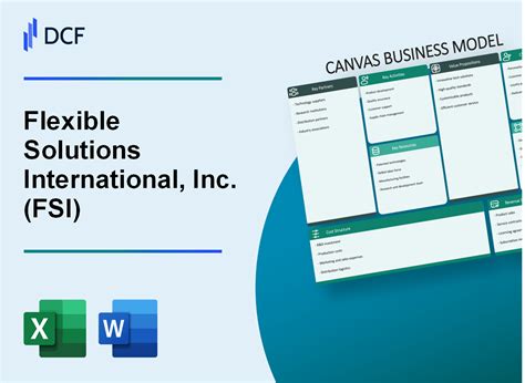 Flexible Solutions International Inc Fsi Business Model Canvas Dcfmodeling Com