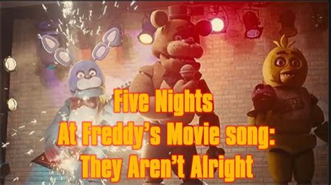 Fnaf Movie Song They Aren T Alright Tryhardninja Lyrics Youtube