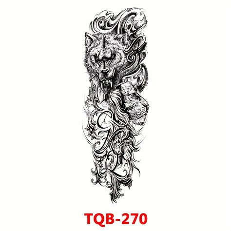 Forest Deer Temporary Tattoo Sleeves Adults Waterproof Temu United Kingdom