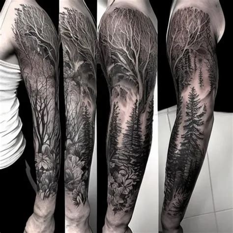 Forest Theme By Angel Caban Tattoonow