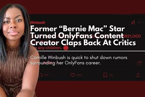 Former Bernie Mac Star Turned Onlyfans Content Creator Claps Back At Critics St Louis