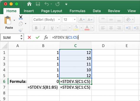 5 Ways Stdev Formula