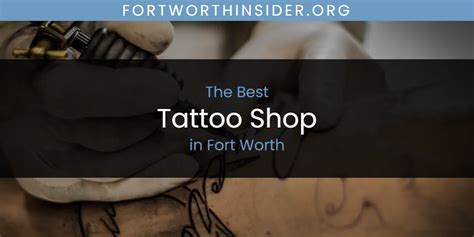 Fort Worth Tattoo Shop