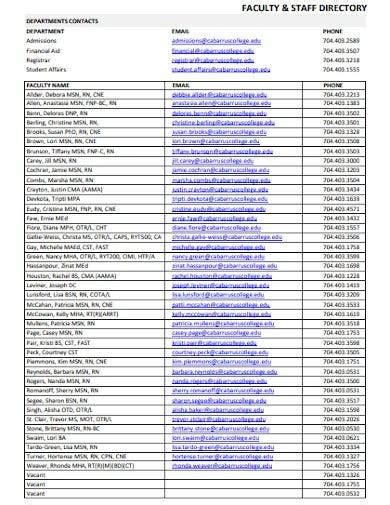 Free 10 Staff Directory Samples In Pdf Free 10 Staff Directory Samples In Pdf