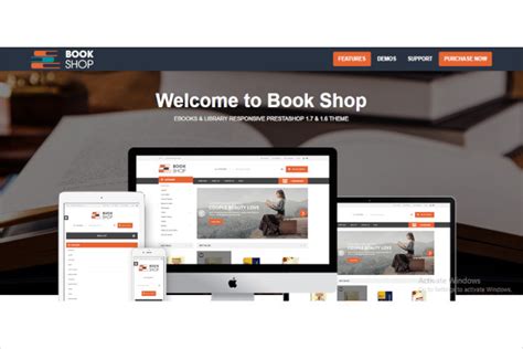 Free 15 Book Store Website Themes Templates