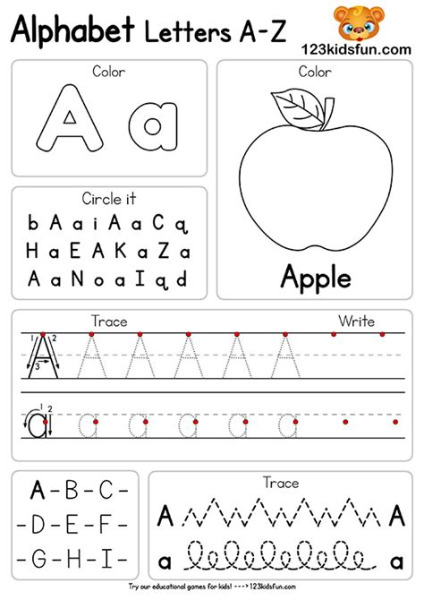 Free Letter I Pictures Worksheets Printable Pdf