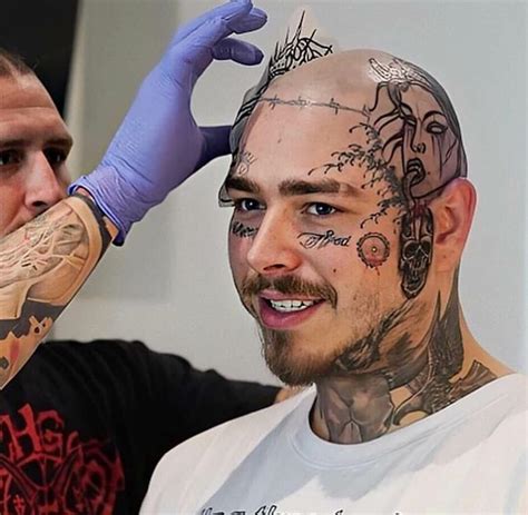 Full Head Tattoos Designs