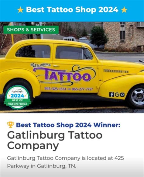 Gatlinburg Tattoo Company Updated September 2025 19 Photos Amp 20 Reviews 425 Pkwy