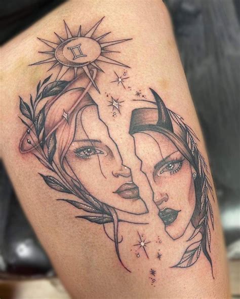 Gemini Tattoo Design Ideas