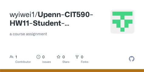Github Wyiwei1 Upenn Cit590 Hw11 Student Management System A Course Assignment