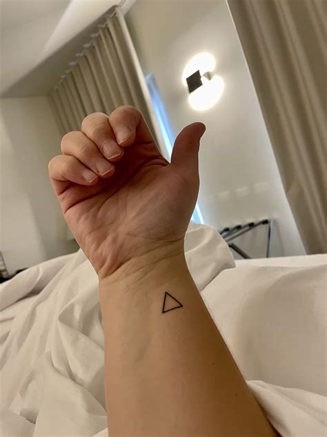 Got My Bastille Triangle Tattoo In Belgium R Bastille