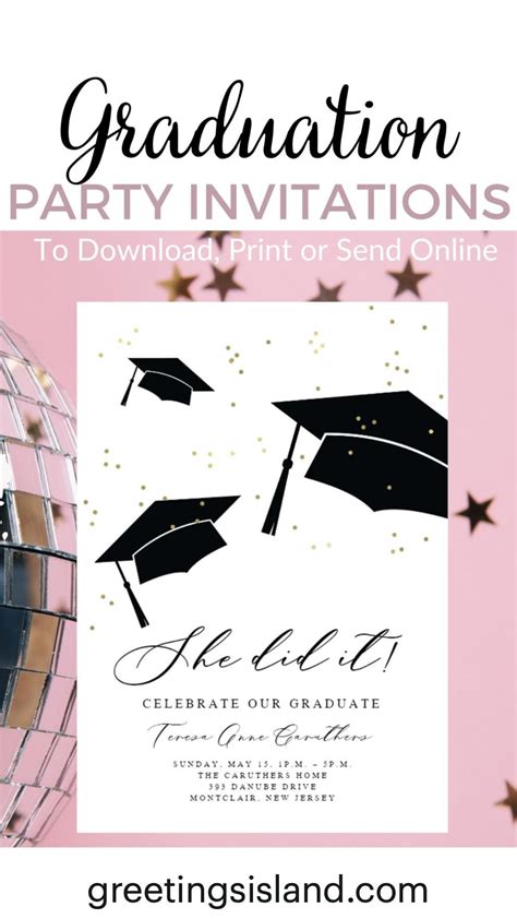 Graduation Party Invitation Ideas Artofit