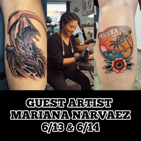 Guest Tattoo Artist Mariana Narvaez At Linden Street Tattoo Co Downtown Fort Collins Co