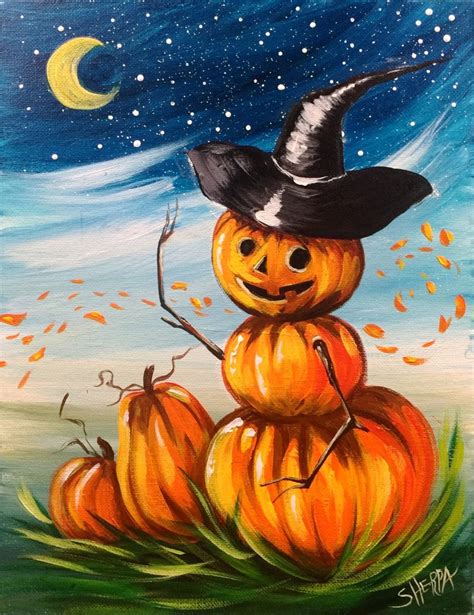 Halloween Painting Ideas For Beginners At Sherri Branch Blog