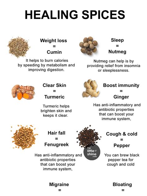 Healing Spices Ways To Heal With Spices From Your Kitchen The Little Shine