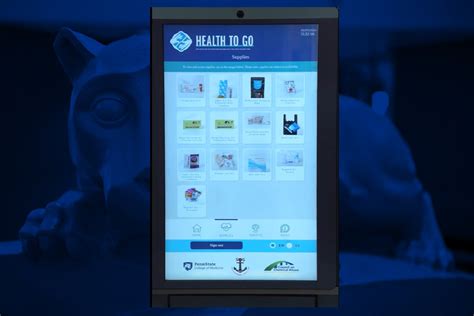 Health To Go Interactive Vending Machine Launches Penn State Health News Health To Go Interactive Vending Machine Launches Penn State Health News