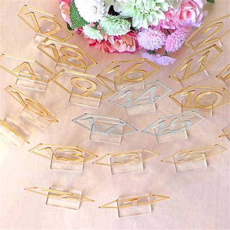 Hexagon Table Number Signs For Wedding Party Decor Grandado Hexagon Table Number Signs For Wedding Party Decor Grandado