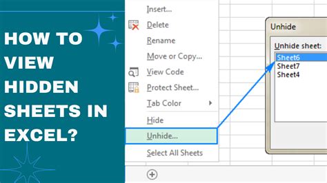Hidden Excel Worksheet