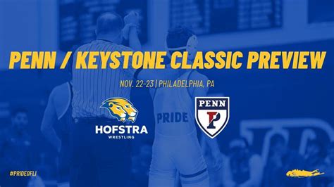 Hofstra Heads To No 23 Penn Keystone Classic This Weekend Hofstra University Athletics