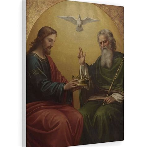 Holy Trinity Canvas Wrap Trinity By Max Furst Catholic Wall Decor In Various Sizes Catholic Holy Trinity Canvas Wrap Trinity By Max Furst Catholic Wall Decor In Various Sizes Catholic