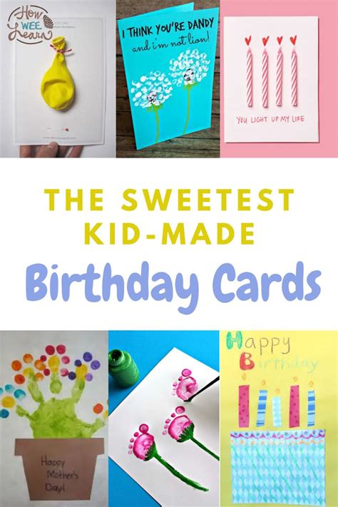 Homemade Birthday Cards For Kids To Create How Wee Learn