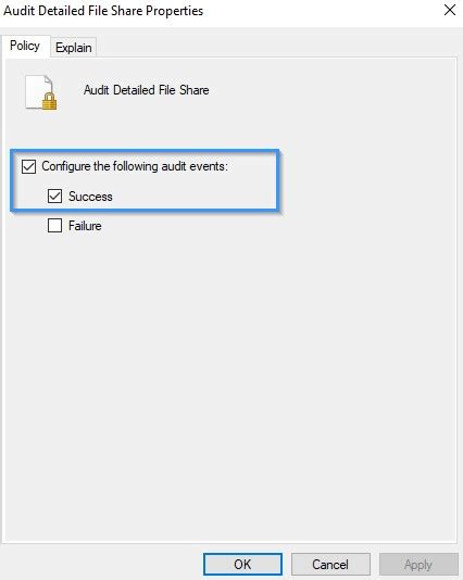 How Best To Configure Audit Detailed File Share